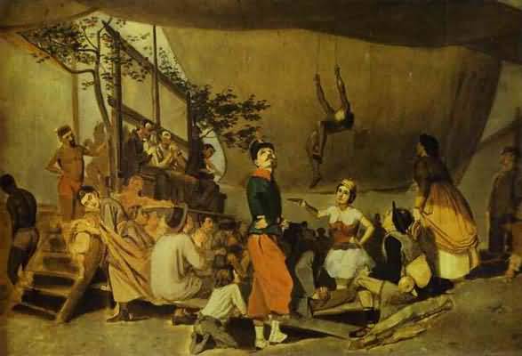 Vasily Perov Merrymaking in Paris