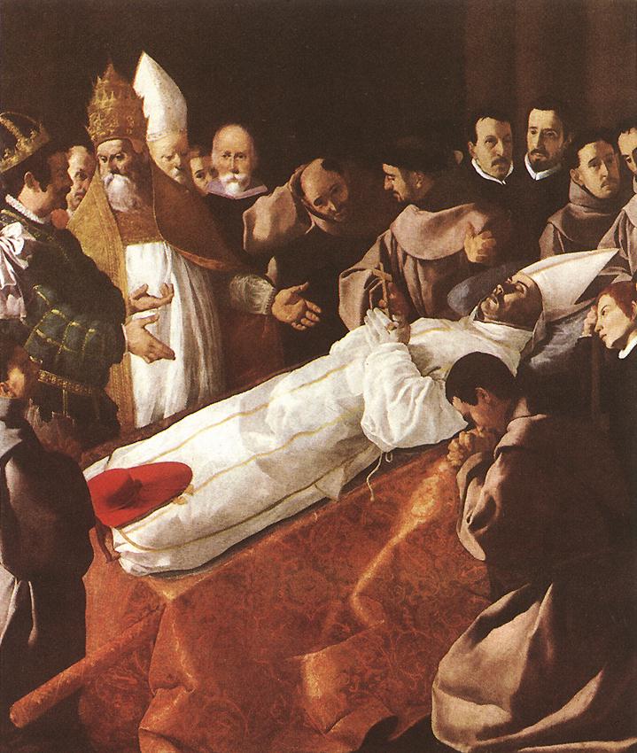 ZURBARAN Francisco de The Lying in State of St Bonaventura