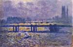 Charing cross bridge reflections on thames - Claude Monet