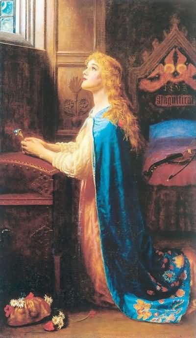 Arthur Hughes Forget Me Not