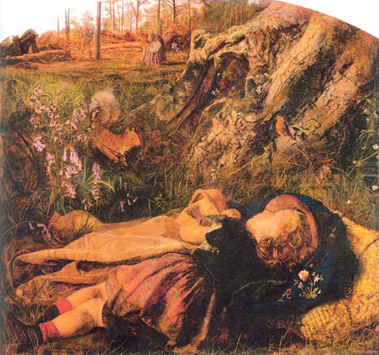 Arthur Hughes The Woodman s Child