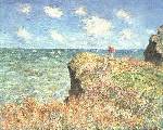 Cliffwalk at Pourville - Claude Monet