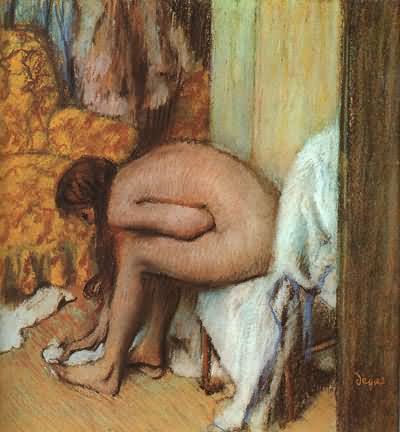 Edgar Degas Woman Drying her Feet