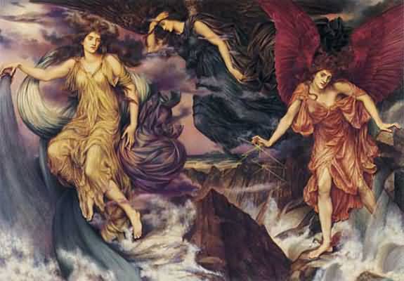 Evelyn de Morgan The Storm Spirits