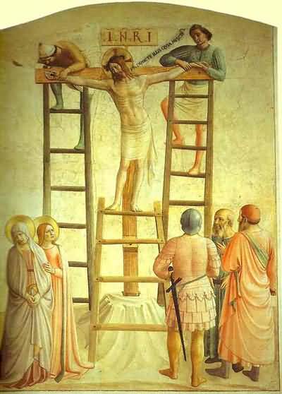 Fra Angelico Christ Being Nailed to the Cross