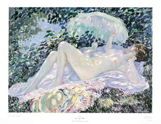 Frederick Carl Frieseke Venus in the Sunlight