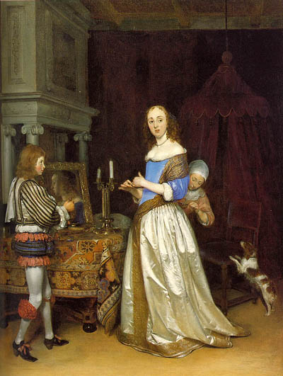 Gerard Ter Borch Lady at her Toilette