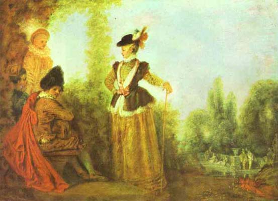 Jean Antoine Watteau The Adventuress