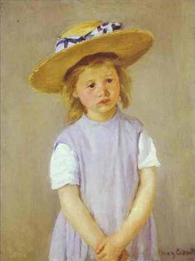 Mary Cassatt Child in a Straw Hat