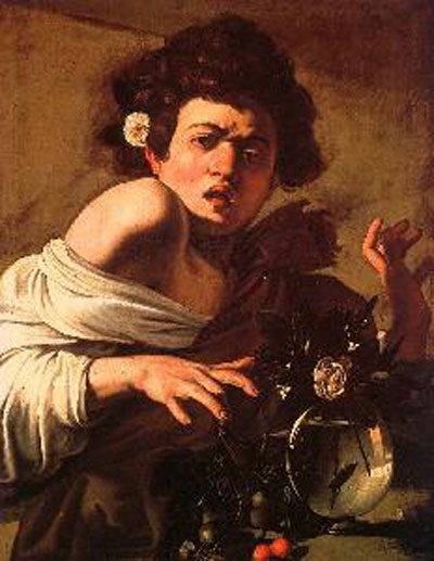 Michelangelo Merisi da Caravaggio Youth Bitten by a Green Lizard