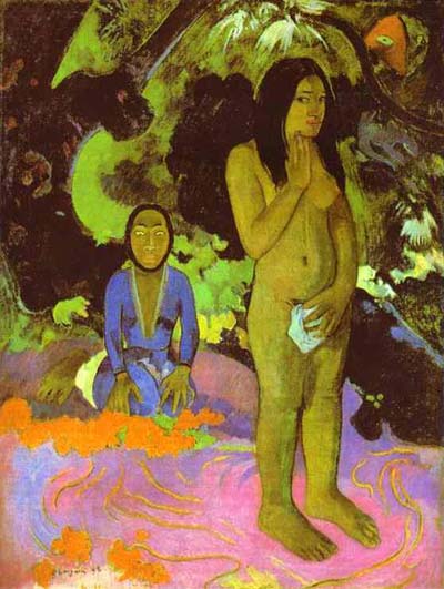 Paul Gauguin Parau na te varua ino Words of the devil