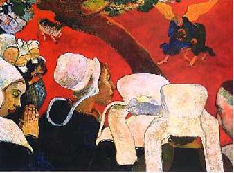 Paul Gauguin The fight of Jacob with the angel