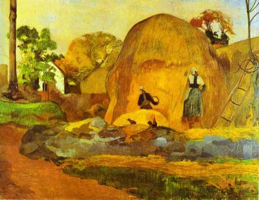 Paul Gauguin Yellow Hay Ricks Fair Harvest