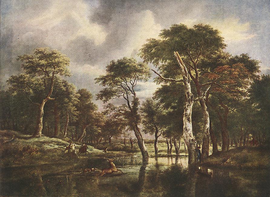 RUISDAEL Jacob Isaackszon van The Hunt