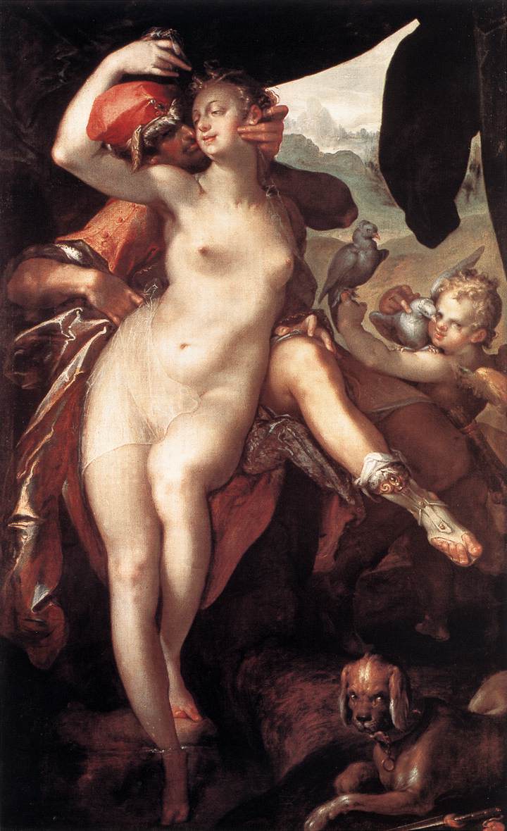 SPRANGER Bartholomaeus Venus and Adonis