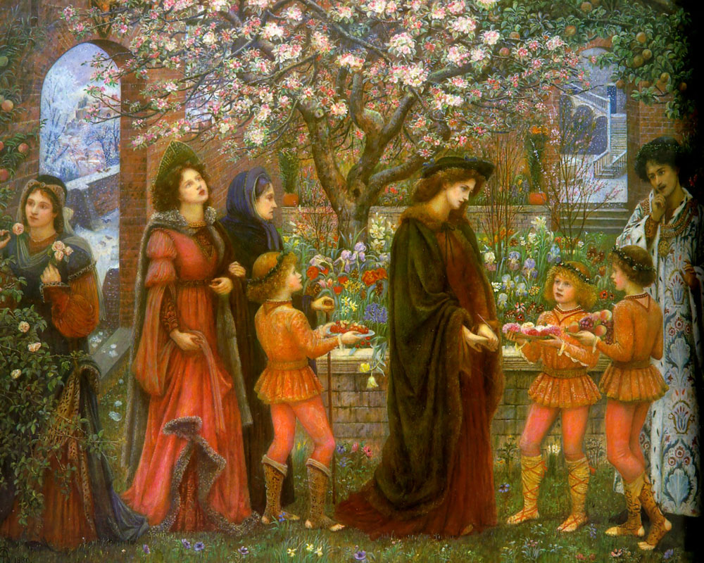 Stillman Marie Spartali The Enchanted Garden of Messer Ansaldo