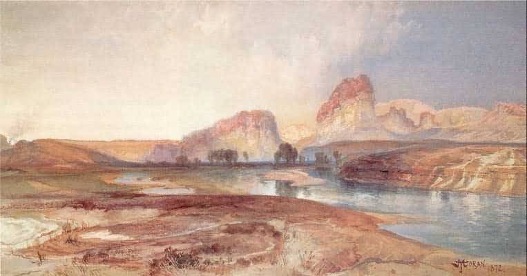 Thomas Moran Green River Cliffs Wyoming