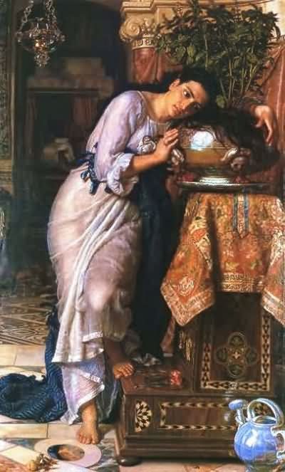 William Holman Hunt Isabella and the Pot of Basil