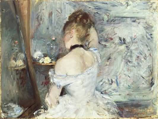 Berthe Morisot Woman at her Toilette