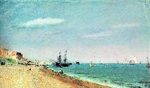 Brighton Beach with Colliers - John Constable