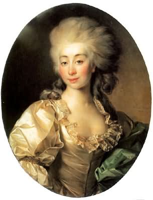 Dmitry Levitsky Portrait of Duchess Ursula Mniszek