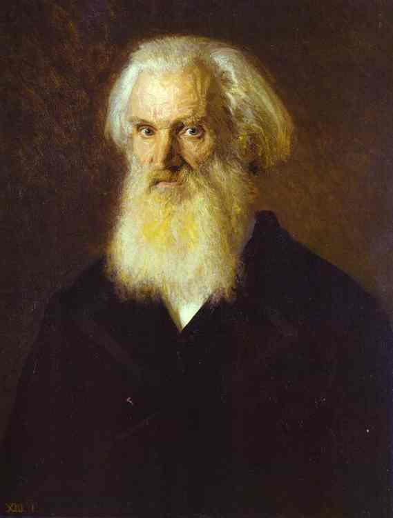 Kramskoy Ivan Portrait of the Artist Mikhail Dyakonov