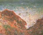 On the Cliff at Pourville, Clear Weather - Claude Monet