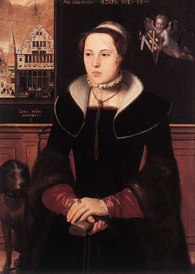 POURBUS Pieter Portrait of Jacquemyne Buuck