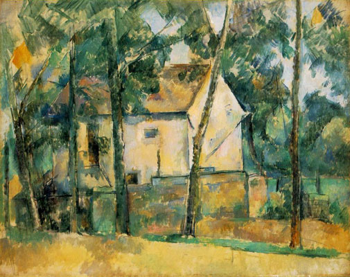 Paul Cezanne House And Trees (Maison Et Arbres)