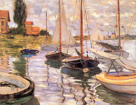 Sailboats on the Seine