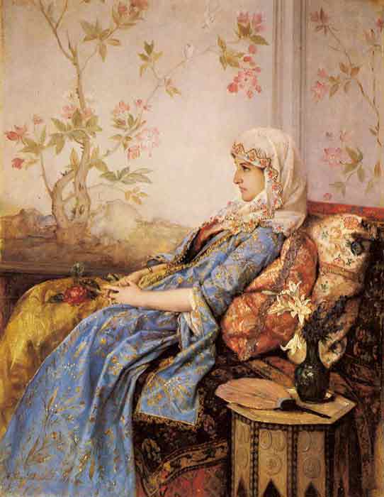An Exotic Beauty in an Interior, 1883