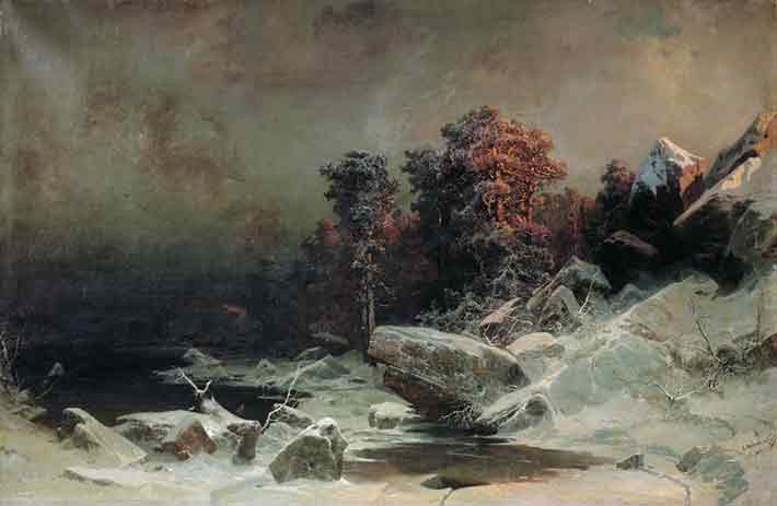 Winter Night. 1866