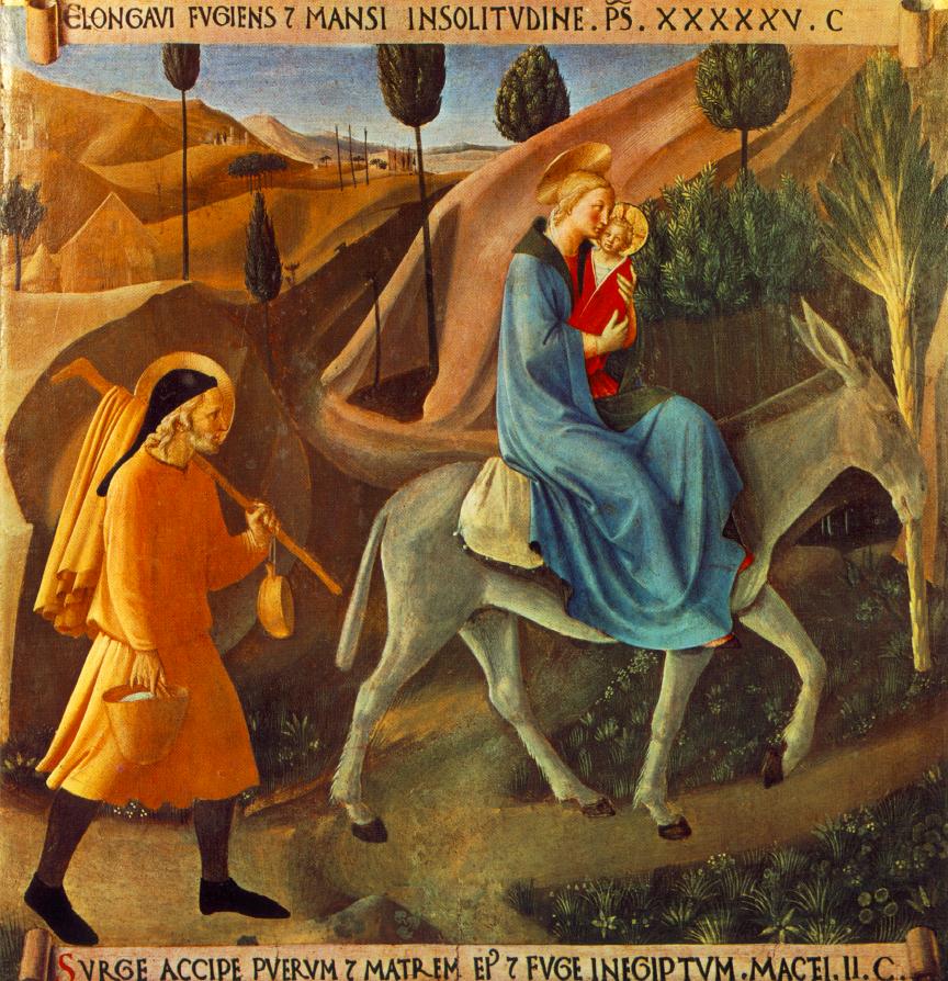 Flight to Egypt (from the paintings for the Armadio degli Ar