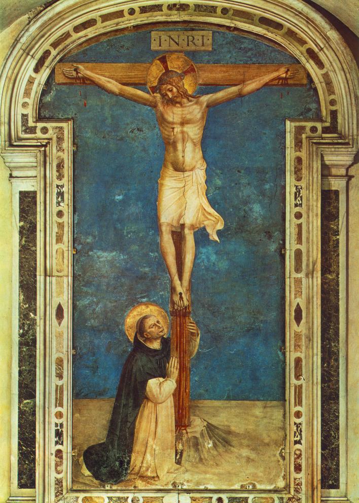 Saint Dominic Adoring the Crucifixion