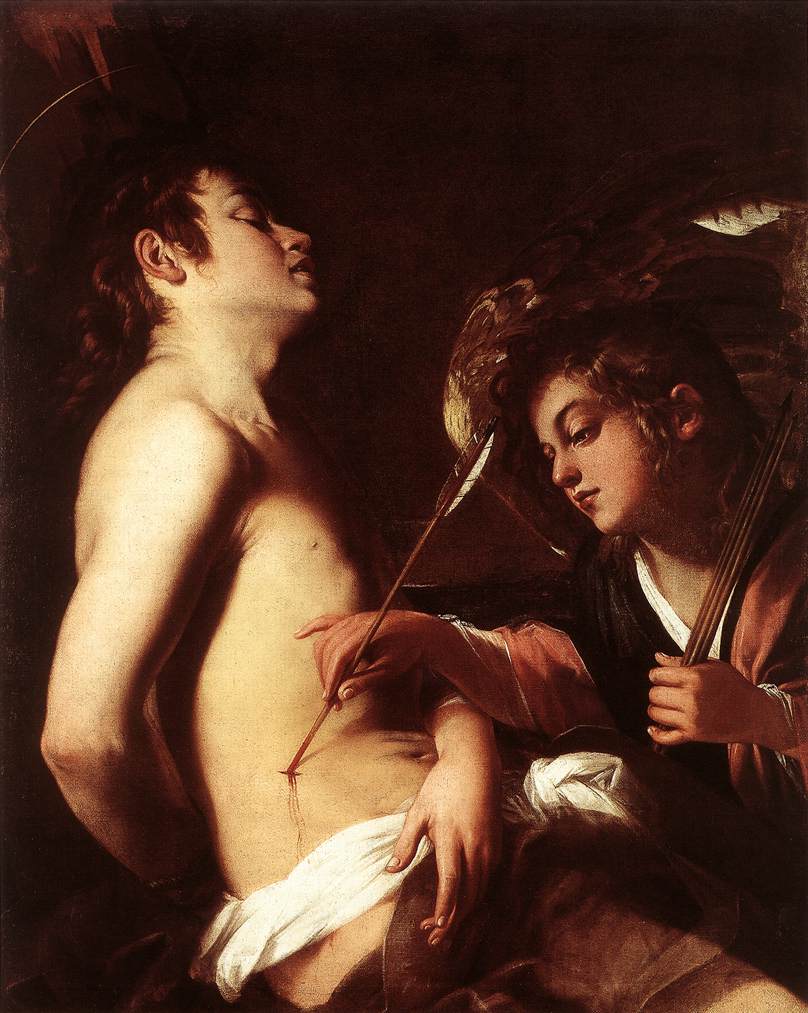 St Sebastian Healed by an Angel