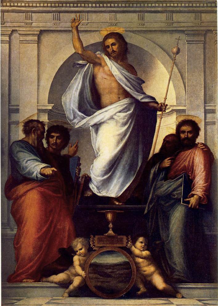 Christ with the Four Evangelists