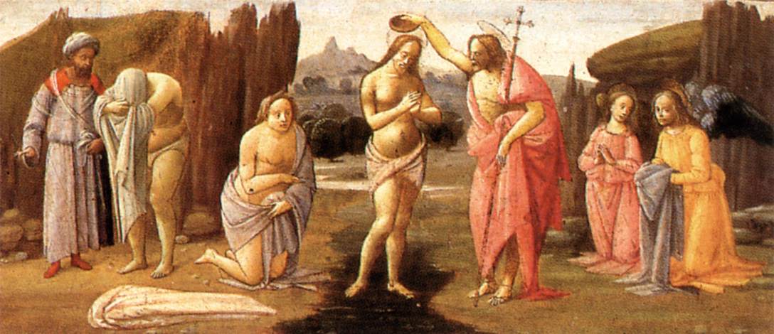 Predella - Baptism of Christ