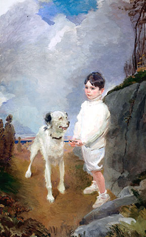 Lane Lovell and His Dog