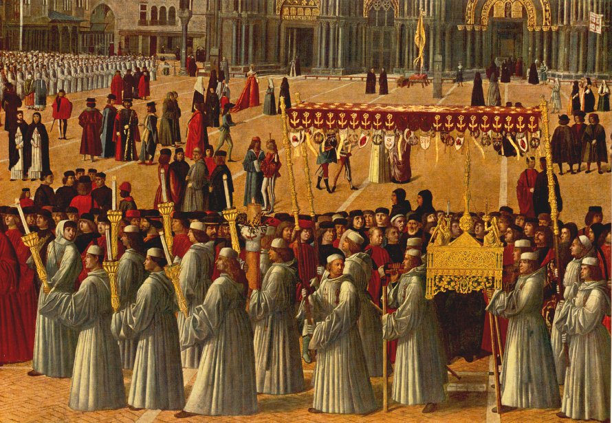 Procession in Piazza S. Marco (detail)