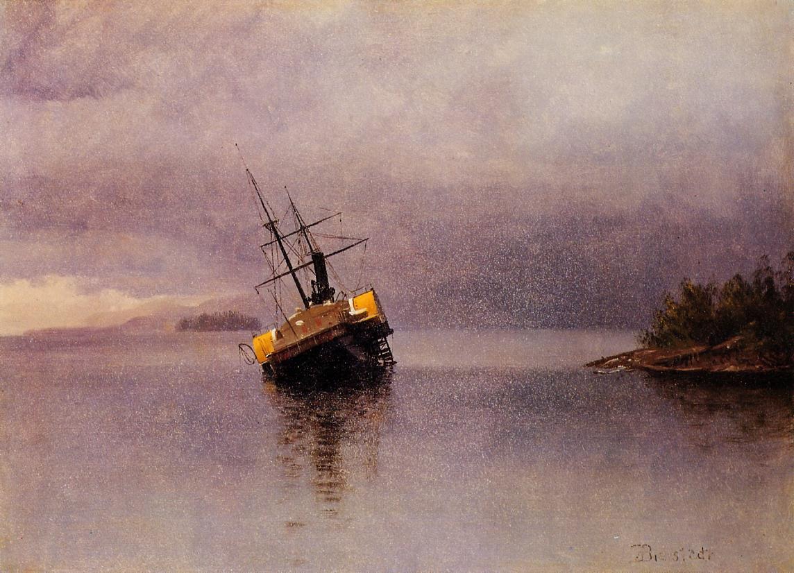 Wreck of the Ancon in Loring Bay, Alaska