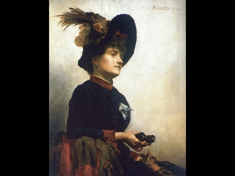 Portrait of a Lady with Opera Glasses