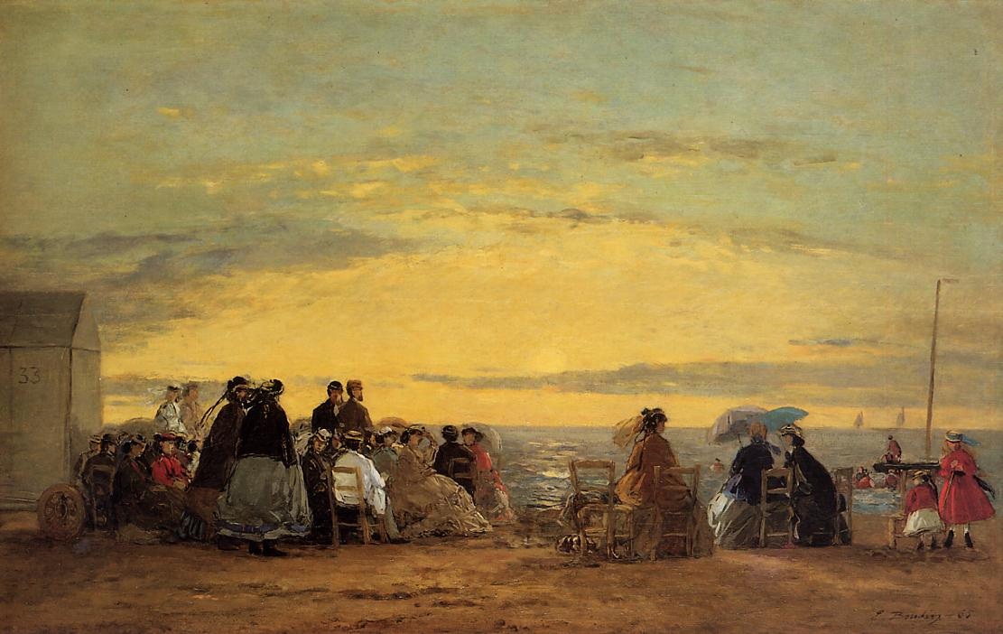 On the Beach, Sunset