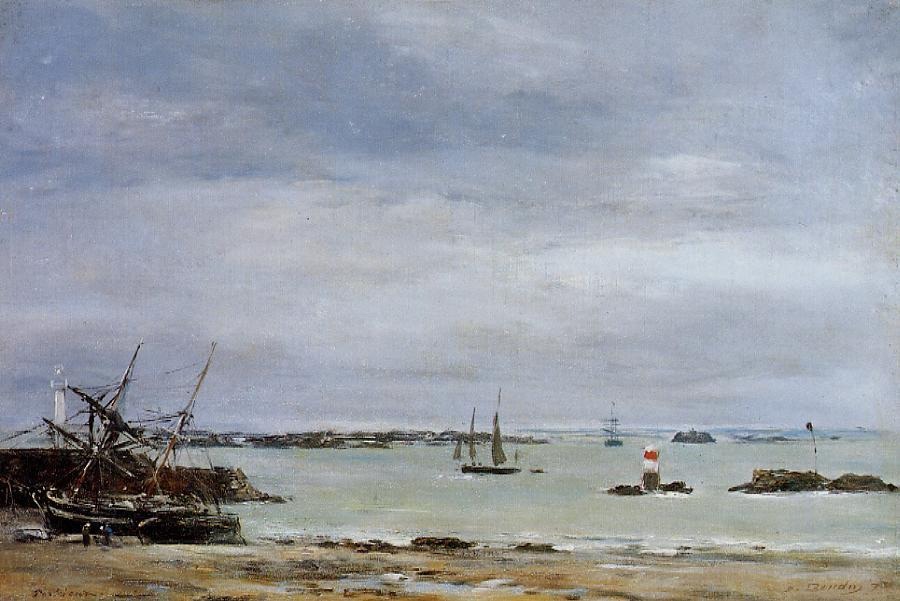 Portreiux, the Port at Low Tide 1