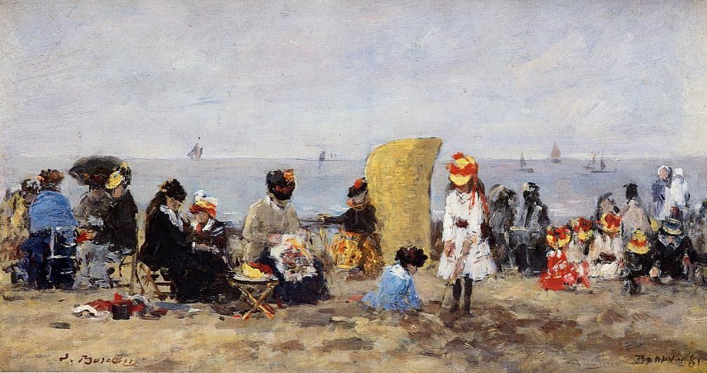 Trouville, Beach Scene 15