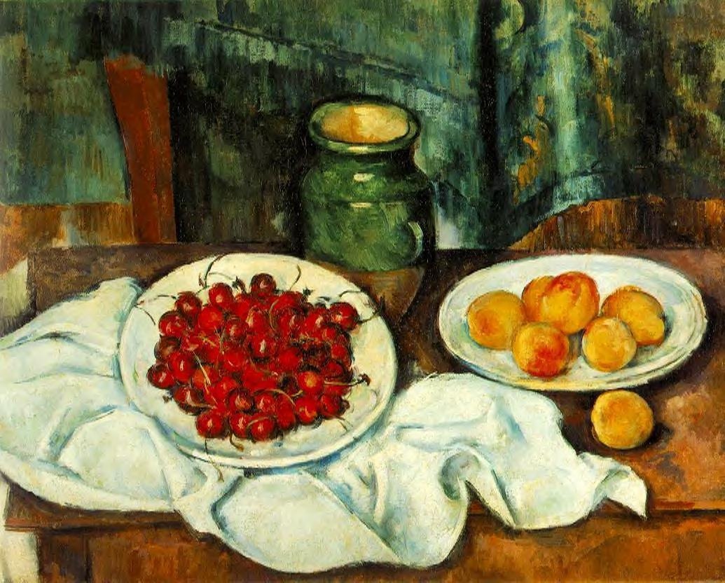 Still Life with a Plate of Cherries