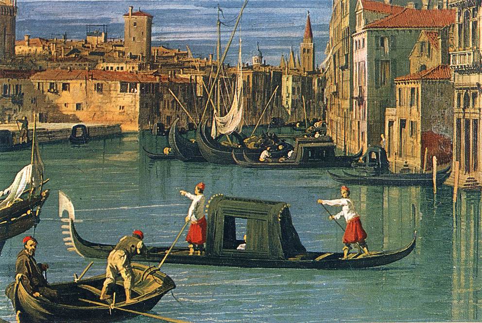 The Grand Canal and the Church of the Salute (detail)