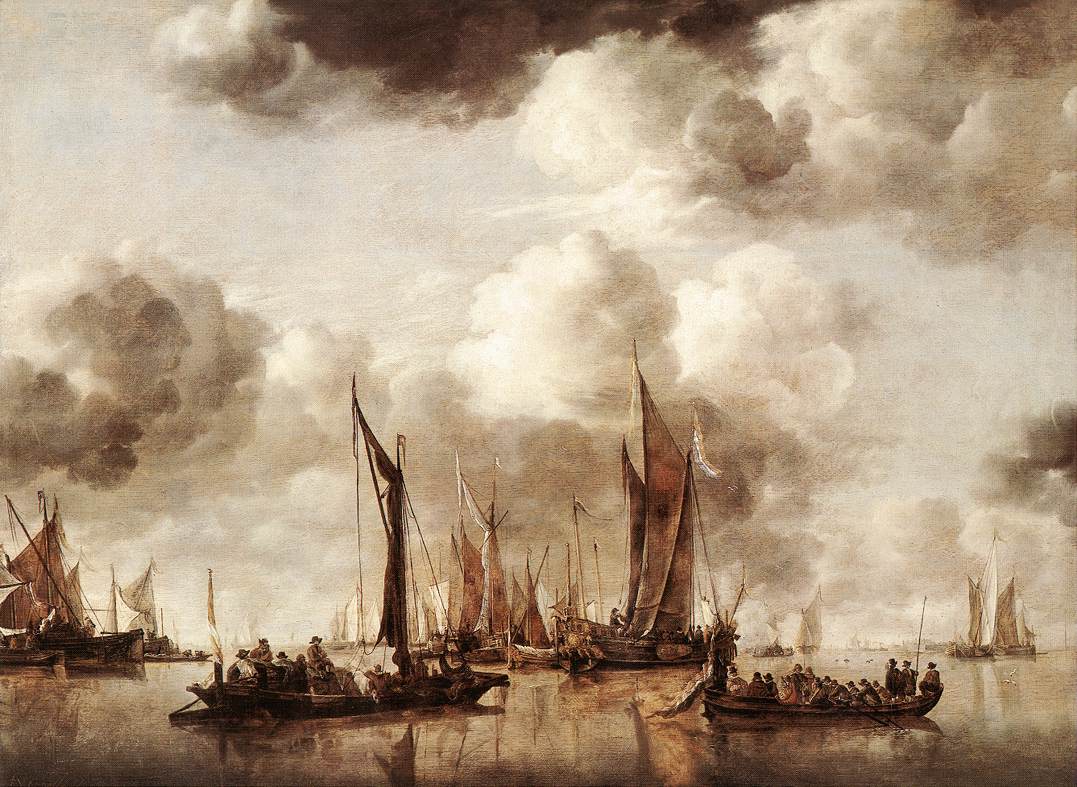 Dutch Yacht Firing a Salvo