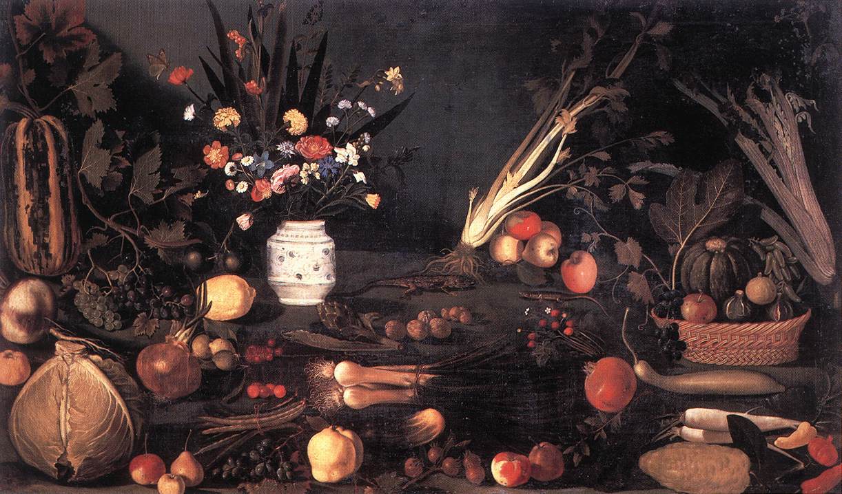Still-Life with Flowers and Fruit (Attributed)