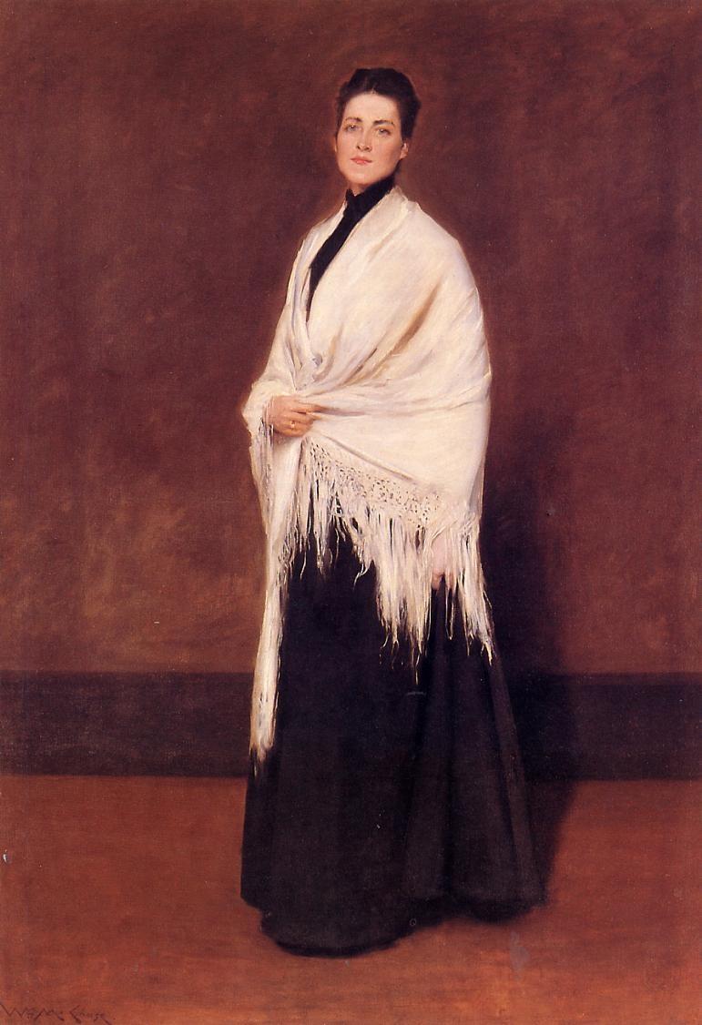 Lady with a White Shawl