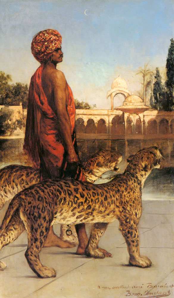 The Place Guard with Two Leopards